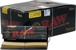 Raw Χαρτάκια Classic 1&1/4 Black με Τζιβάνες 32 φύλλα