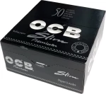Ocb Χαρτάκια King Size Slim Premium Mαύρο 32 φύλλα 50τμχ