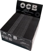 Ocb Χαρτάκια King Size Slim Premium Mαύρο 32 φύλλα 50τμχ