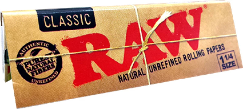 Raw Χαρτάκια Classic Ακατέργαστο 1&1/4 50 φύλλα