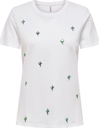 Only 15203523 Γυναικείο T-shirt Λευκό