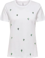 Only 15203523 Γυναικείο T-shirt Λευκό
