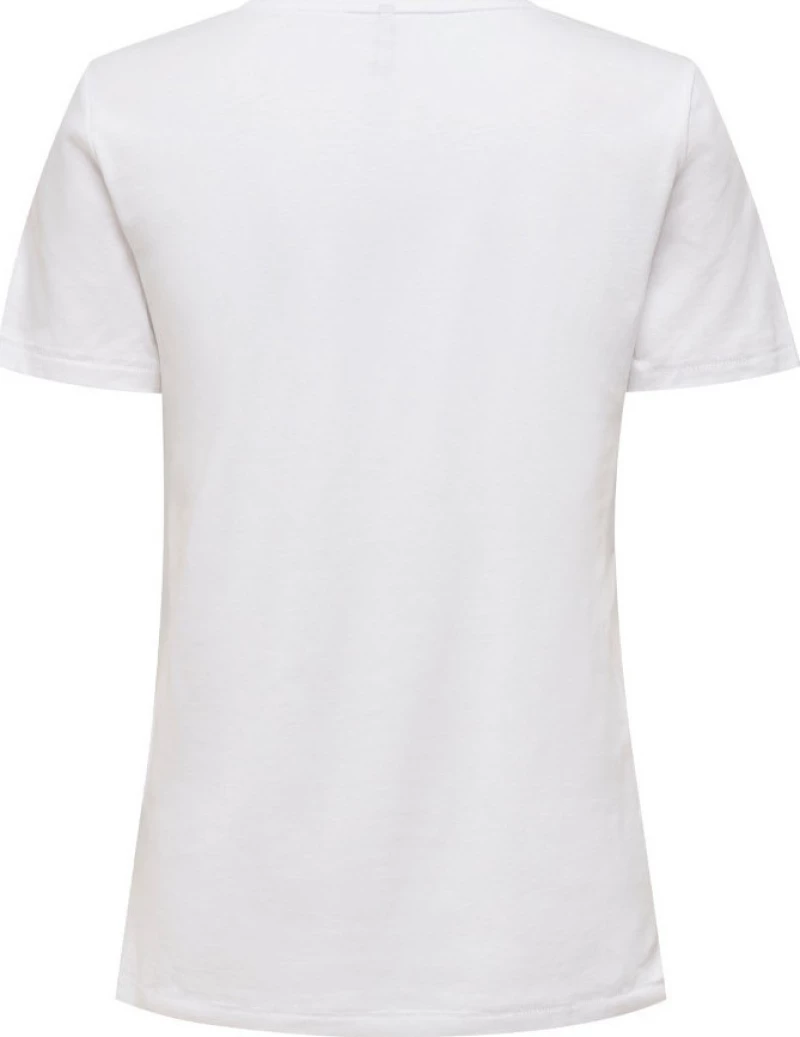 Only 15203523 Γυναικείο T-shirt Λευκό