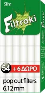 Filtraki Φιλτράκια Slim Pocket 6.1mm 60x 1τμχ