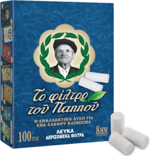 Του Παππού Φιλτράκια Regular Μπλε 8mm 100x 1τμχ