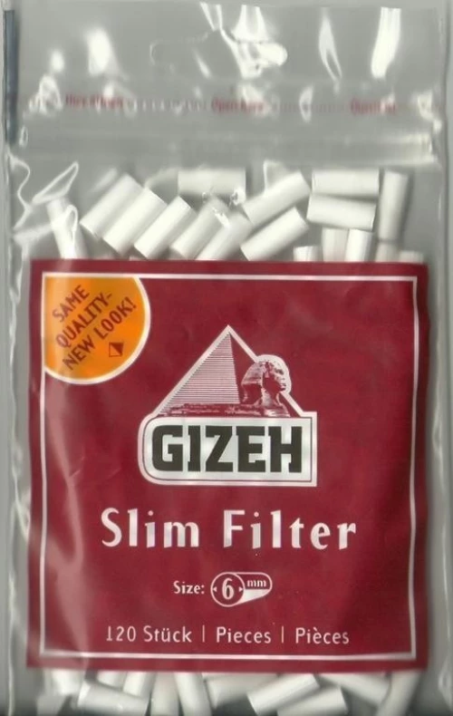 Gizeh Φιλτράκια Slim 6mm 150x 1τμχ