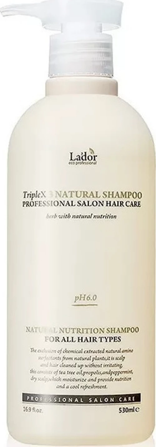 Lador TripleX3 Natural Shampoo 530ml