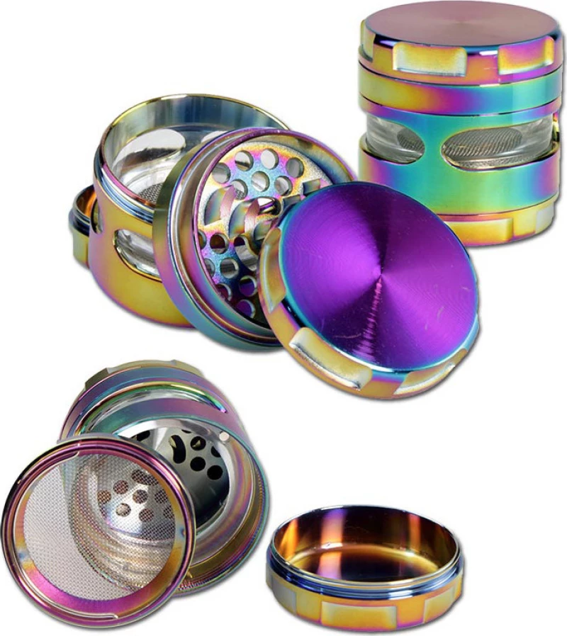 Grinder Rainbow 62mm 4 Parts 1τμχ