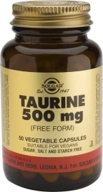 Solgar Taurine 500mg 50 φυτικές κάψουλες