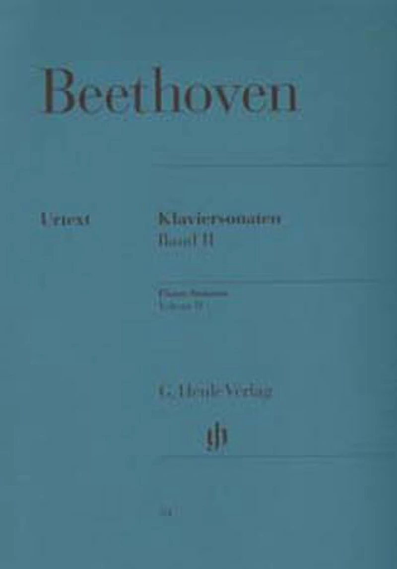 Ludwig Van Beethoven - Piano Sonatas Volume II/ Εκδόσεις Henle Verlag- Urtext
