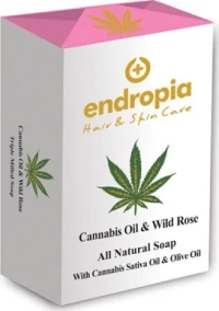 Endropia Cannabis Oil & Wild Rose Soap 150gr