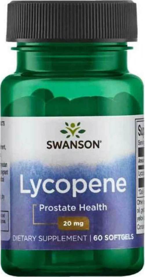 Swanson Lycopene 20mg 60 μαλακές κάψουλες