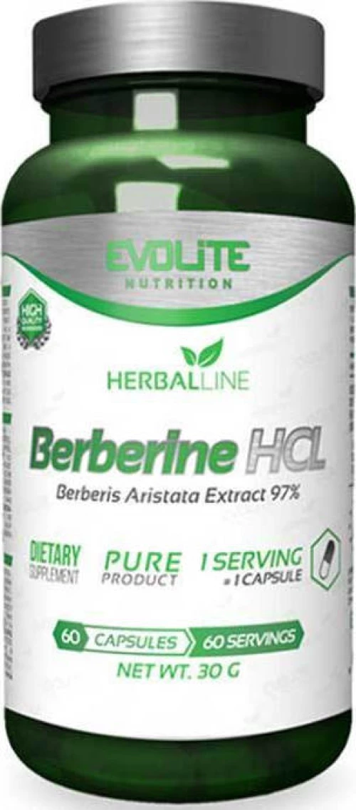 Evolite Berberine HCL 400mg 60 κάψουλες