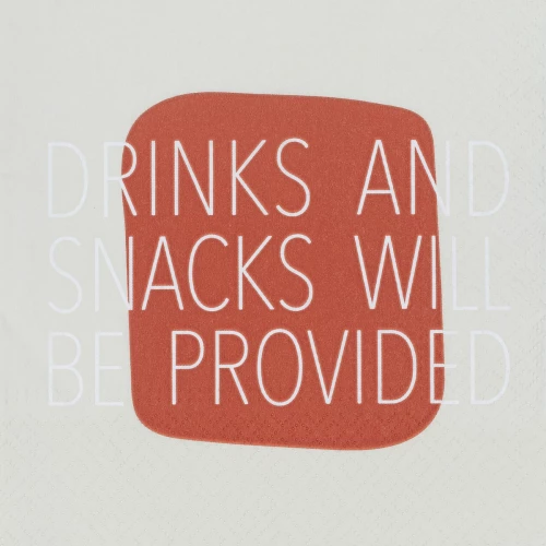 Χαρτοπετσέτα Raeder "Drinks And Snacks"