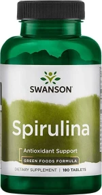 Swanson Spirulina 500mg 180 ταμπλέτες