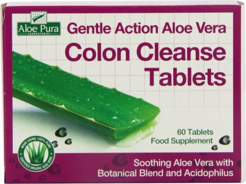 Optima Naturals Aloe Vera Colon Cleanse Tablets 60 tabs