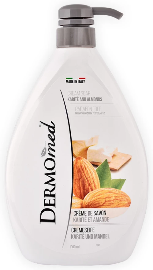 Dermomed Cream Soap Karite & Almond 1000ml