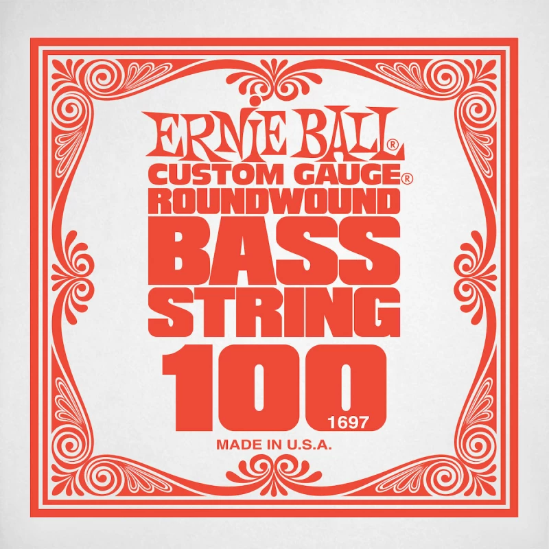 Ernie Ball Custom Gauge Electric Bass Nickel Wound .100