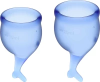 Satisfyer Feel Secure Menstrual Cup Dark Blue