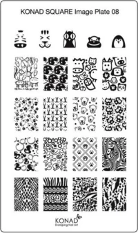 Konad Square Image Plate 08
