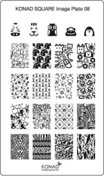 Konad Square Image Plate 08