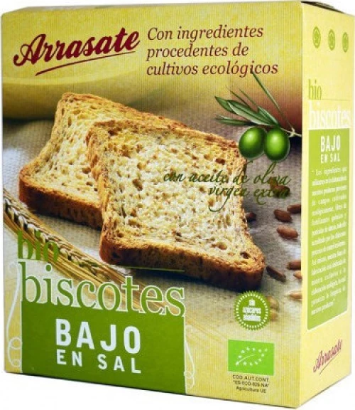 Arrasate Φρυγανιές Χωρίς Αλάτι 270gr