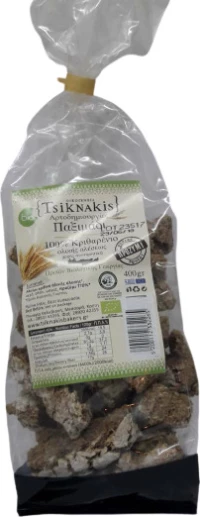 Tsiknakis Παξιμάδια 100% Κριθαρένια 400gr