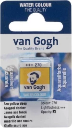 Royal Talens Van Gogh Νερομπογιά Κύβος Ακουαρέλας 270 Azo Yellow Deep