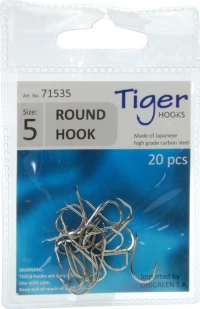 Αγκίστρι Round Nickeled