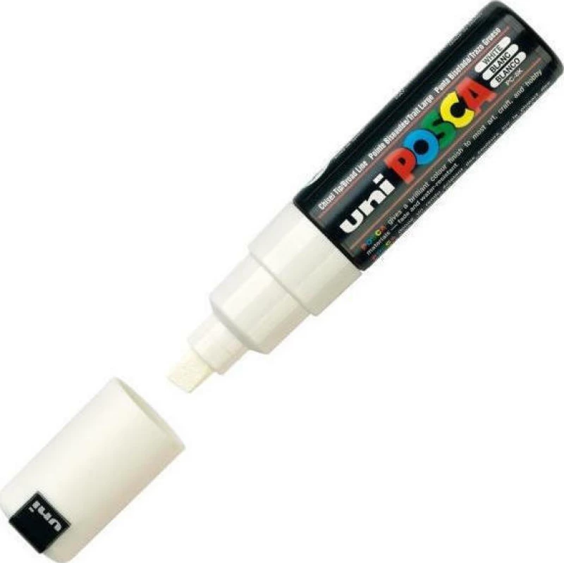 Posca PC-8K Ανεξίτηλος 8mm White