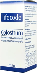 Lifecode Colostrum 125ml Ελιξίριο Ζωής με Πρωτόγαλα