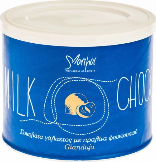 Marchoc Σοκολάτα Γάλακτος Πραλίνα Φουντουκιού 360gr
