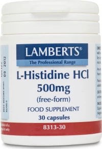 Lamberts L-Histidine 500mg 30 κάψουλες