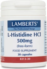 Lamberts L-Histidine 500mg 30 κάψουλες