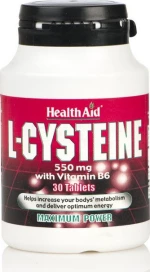 Health Aid L- Cysteine 30 ταμπλέτες