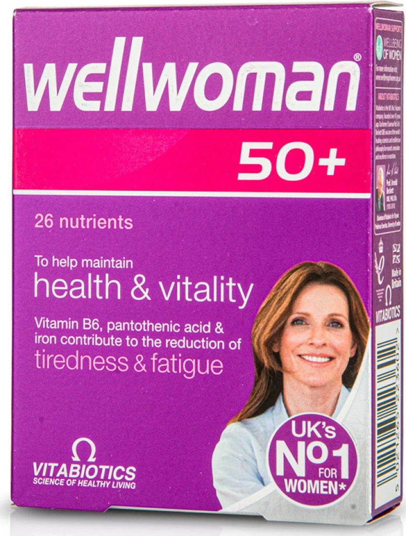 Vitabiotics Wellwoman 50+ 30 ταμπλέτες