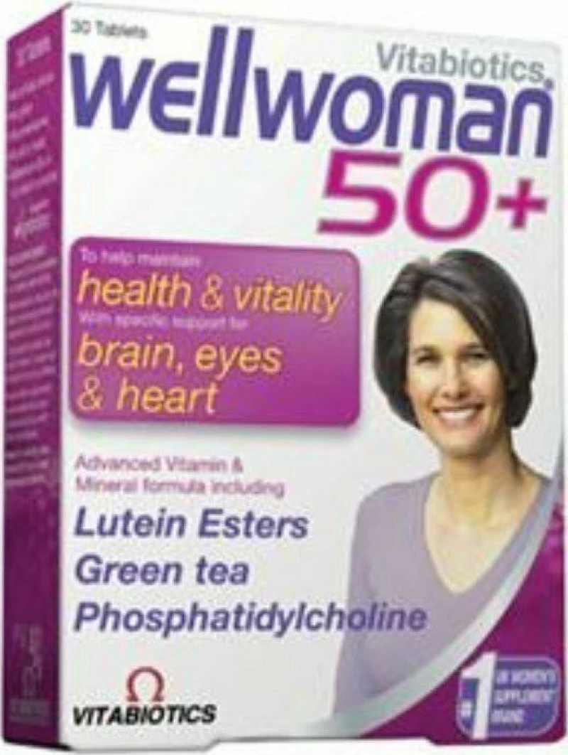 Vitabiotics Wellwoman 50+ 30 ταμπλέτες