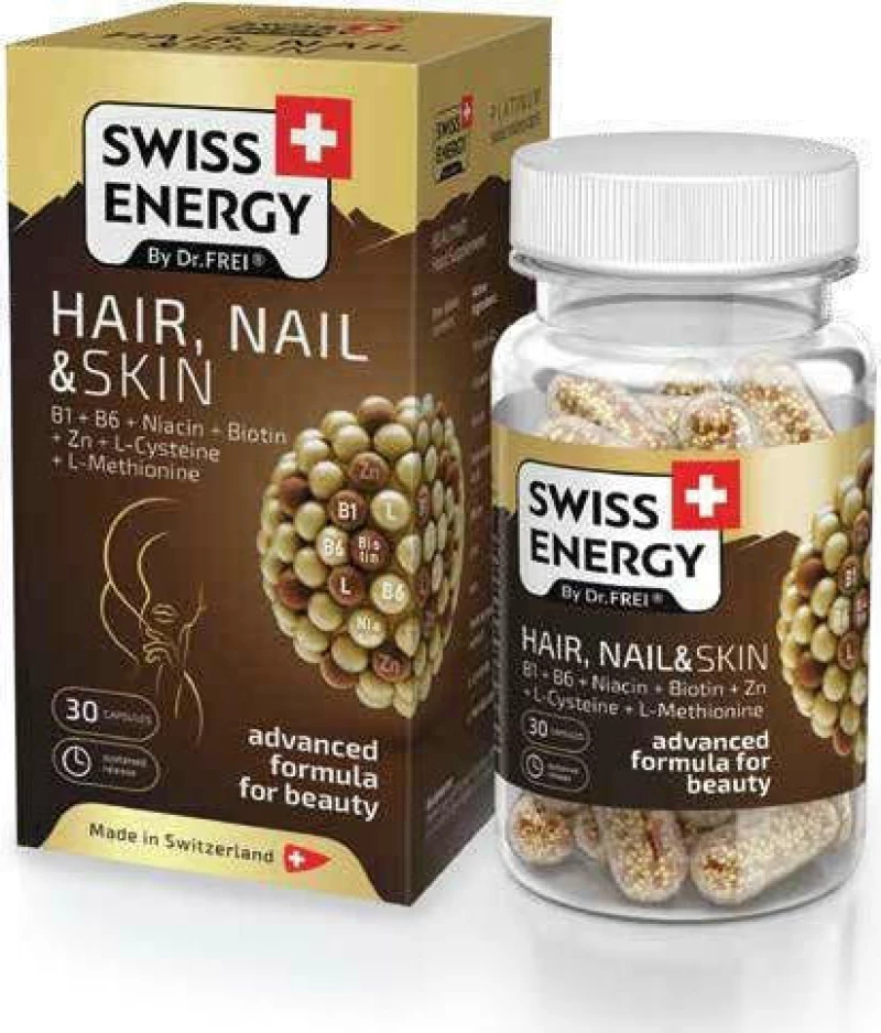 Swiss Energy Hair, Nail & Skin 30 κάψουλες