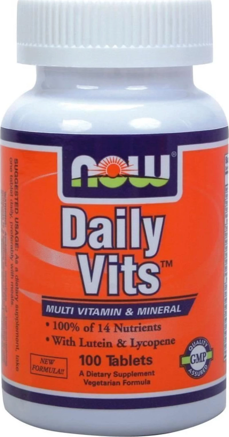 Now Foods Daily Vits 100 ταμπλέτες