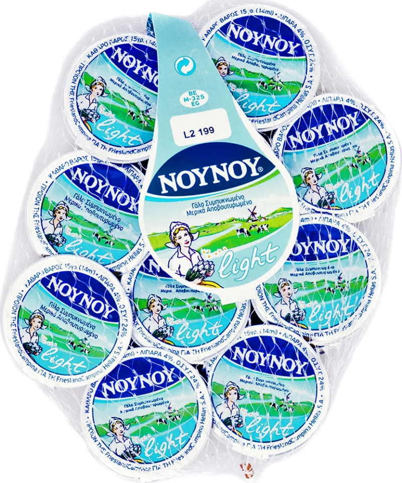 ΝΟΥΝΟΥ Δίχτυ Light Γάλα 10x15gr