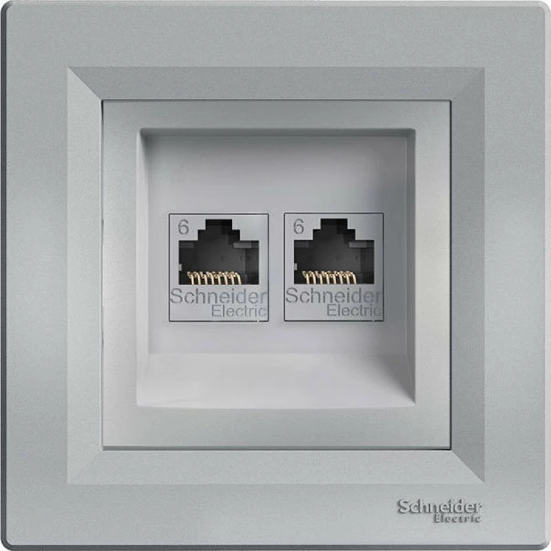 Schneider Electric Asfora EPH4400161 Ασημί