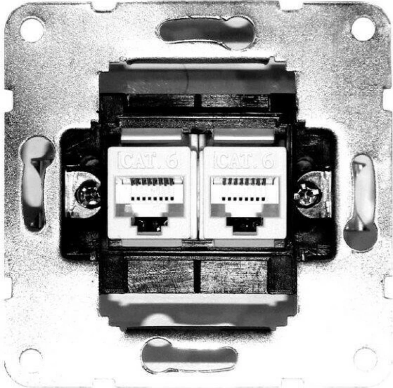Adeleq Διπλή Data RJ45 cat6 15-020