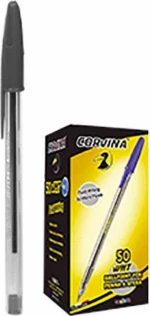 Corvina Στυλό Ballpoint 1.0mm με Μαύρο Mελάνι Corvina 41644/03