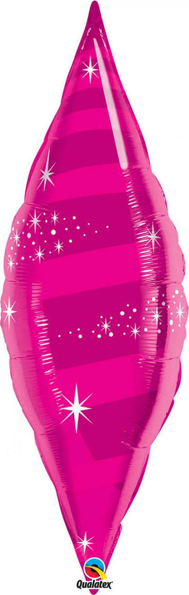 Μπαλόνι φοιλ σχήμα 38 Taper Swirl Magenta