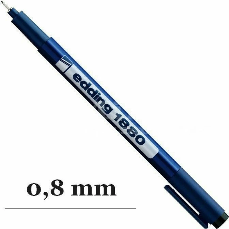 Edding 1880 Drawliner 0.8mm Μαύρο