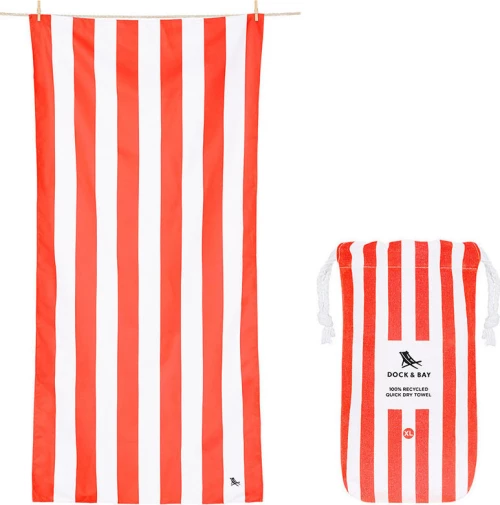 Dock & Bay Πετσέτα Θαλάσσης 160x90cm Quick Dry Waikiki Coral Large