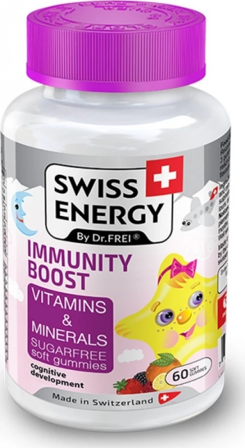 Swiss Energy Immunity Boost Vitamins & Minerals 60 μασώμενες ταμπλέτες