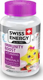 Swiss Energy Immunity Boost Vitamins & Minerals 60 μασώμενες ταμπλέτες