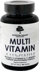 Wisdom Valley Multivitamin 60 ταμπλέτες Unflavoured