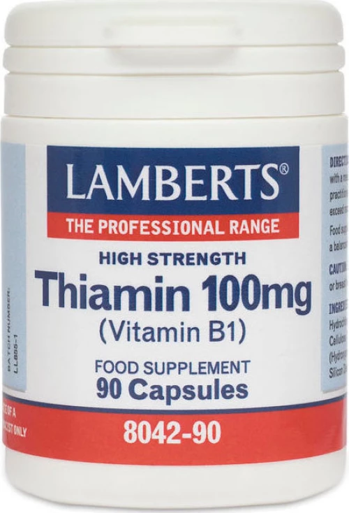 Lamberts Thiamin 100mg B1 90 κάψουλες